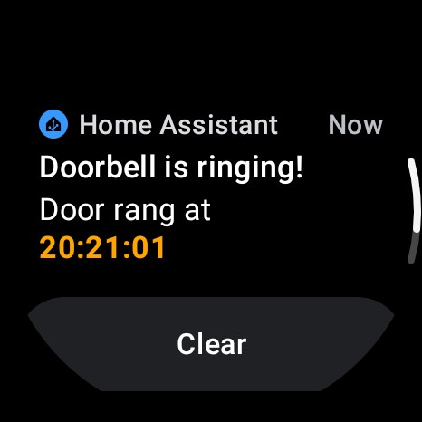 Colored notification